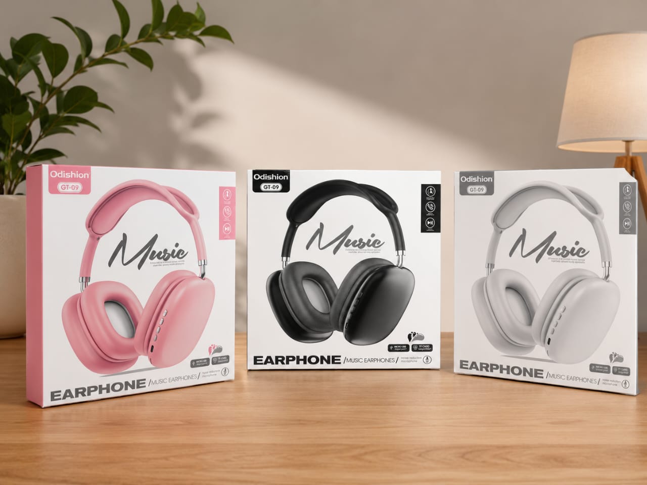 Casque audio Bluetooth sans fil Odishion GT-09